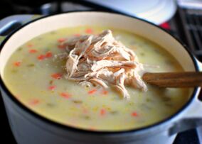 Пире супа са поврћем и пилетином за пацијенте после холецистектомије