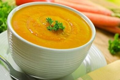 супа од поврћа пире за гастритис