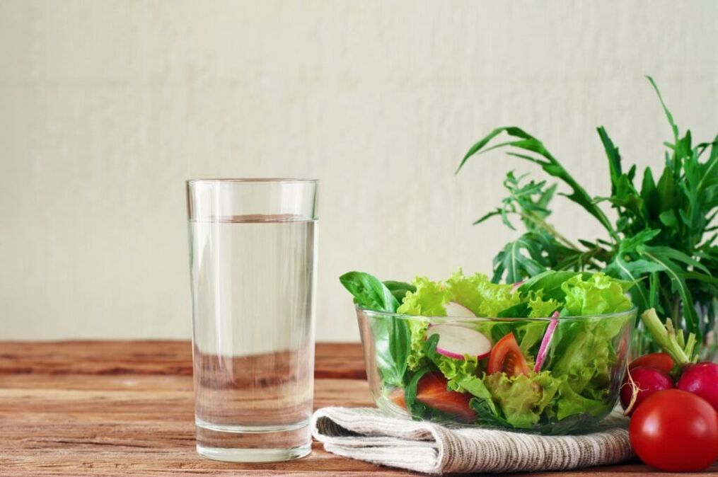 вода пре оброка је суштина лење дијете